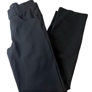 Betabrand Women's Medium Elastic‎ Wast Comfort Dressy Yoga Pants Black Stretchy
